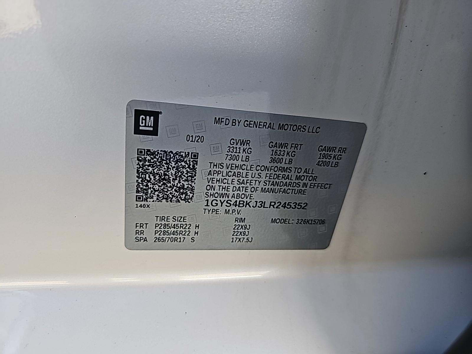 2020 Cadillac Escalade Luxury AWD