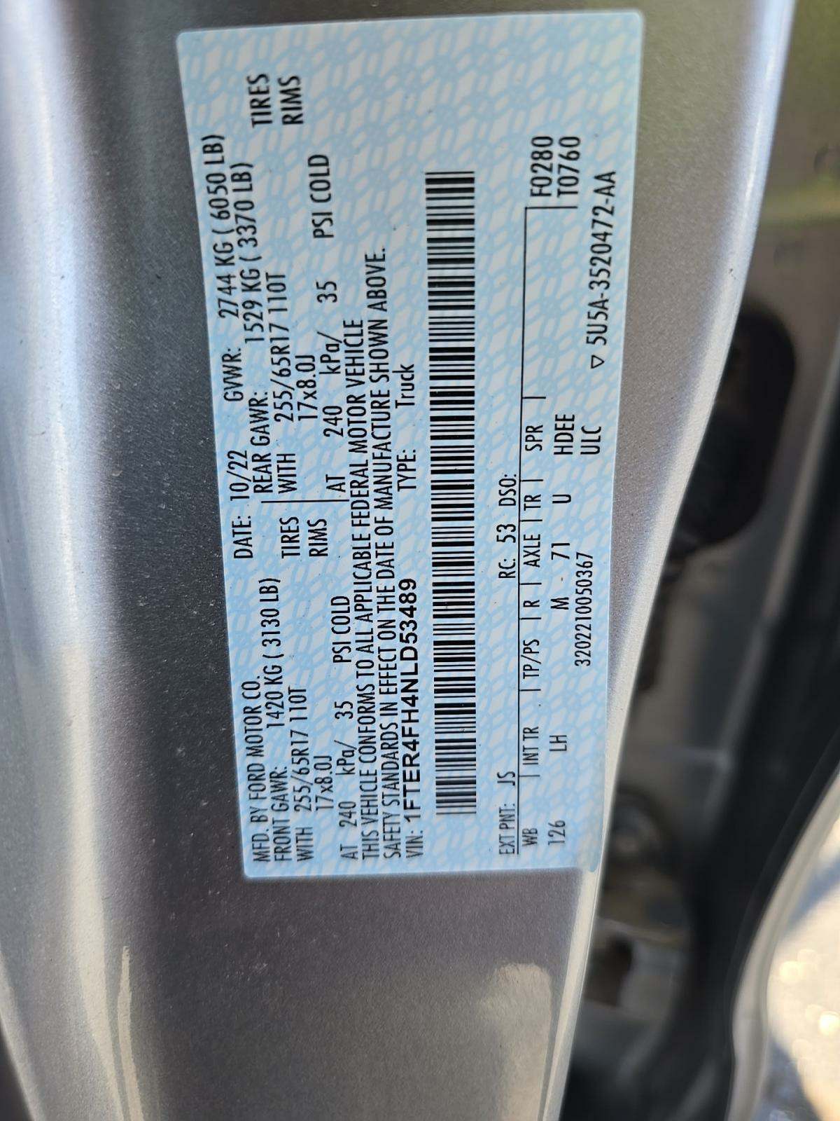 2022 Ford Ranger XLT AWD