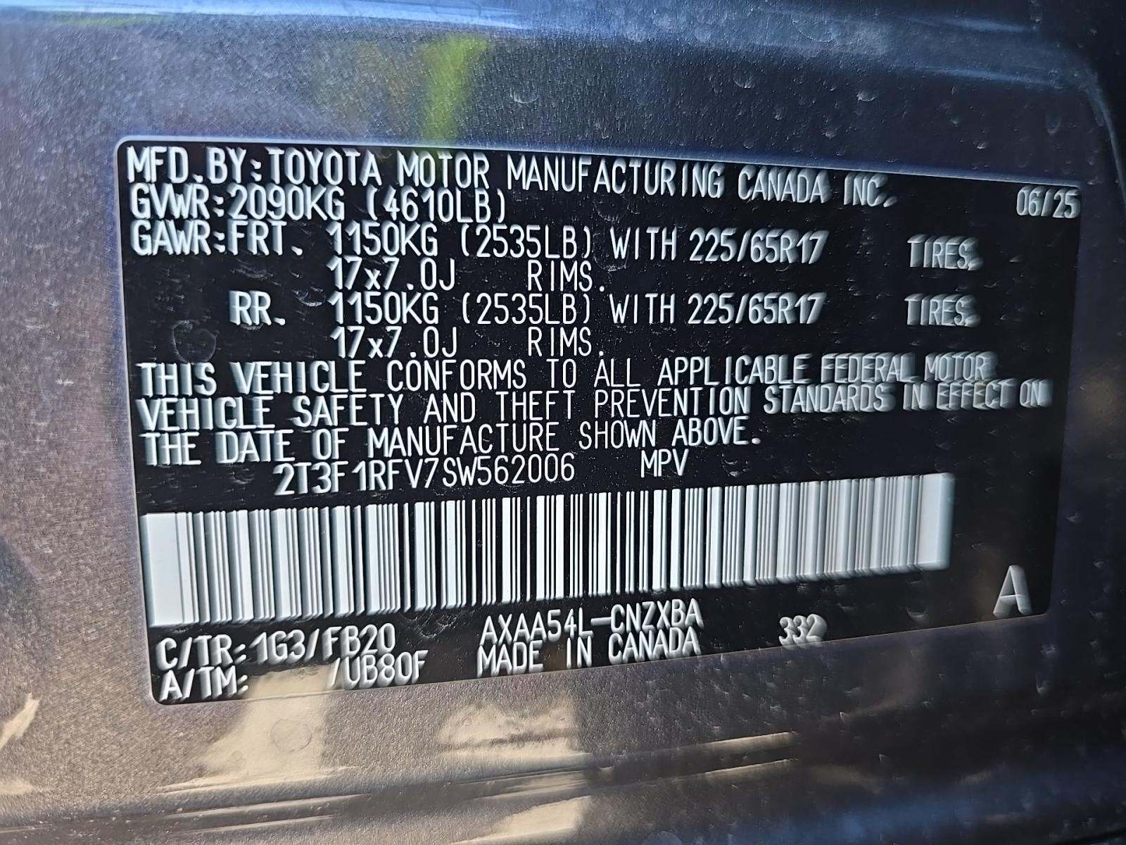 2025 Toyota RAV4 LE AWD