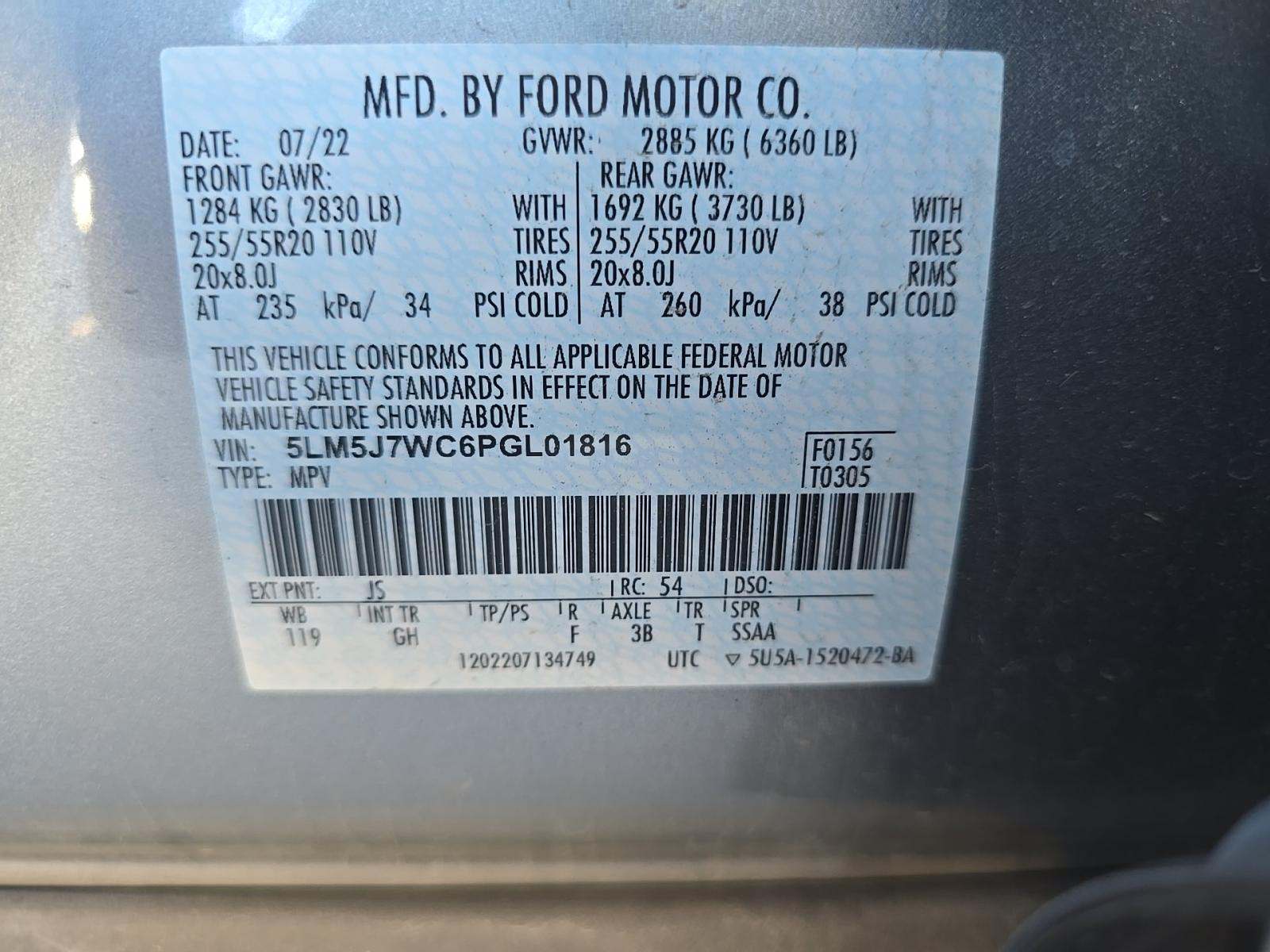 2023 Lincoln Aviator Reserve RWD