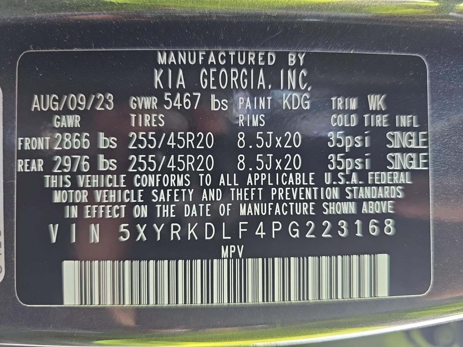 2023 Kia Sorento X-Line SX Prestige AWD