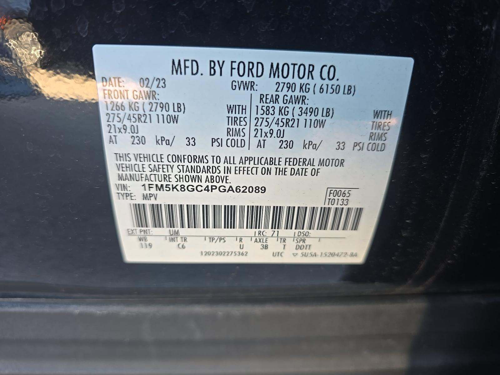 2023 Ford Explorer ST AWD