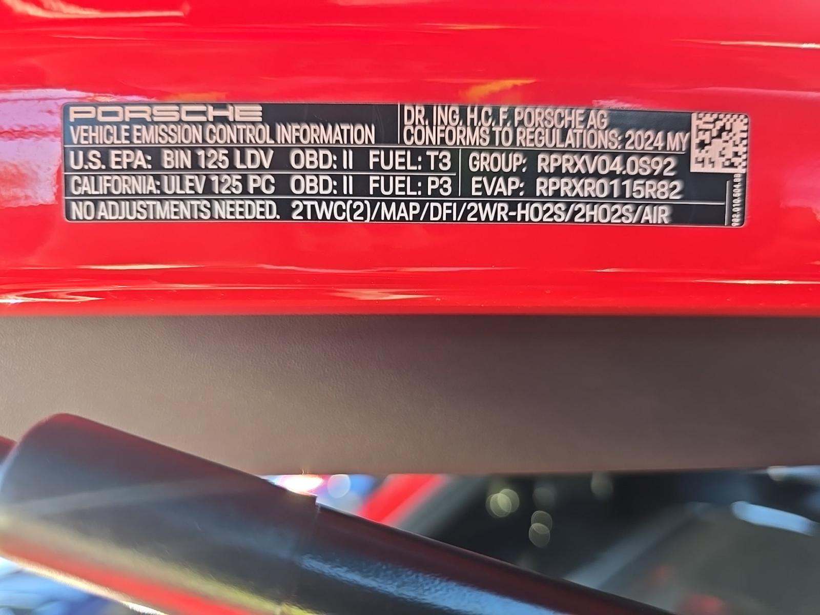 2024 Porsche 718 Cayman GT4 RS RWD