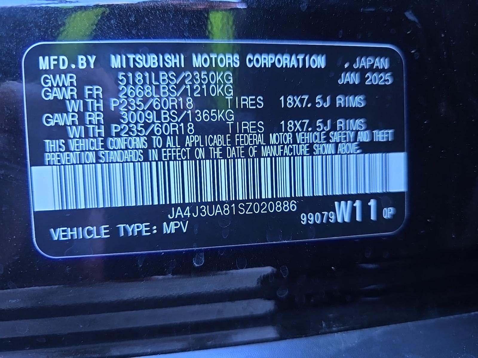 2025 Mitsubishi Outlander ES FWD