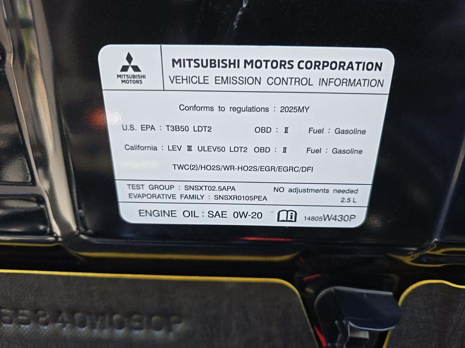 2025 Mitsubishi Outlander ES FWD