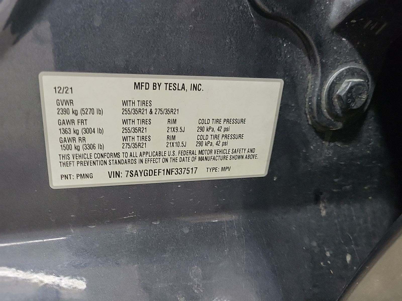 2022 Tesla Model Y Performance AWD