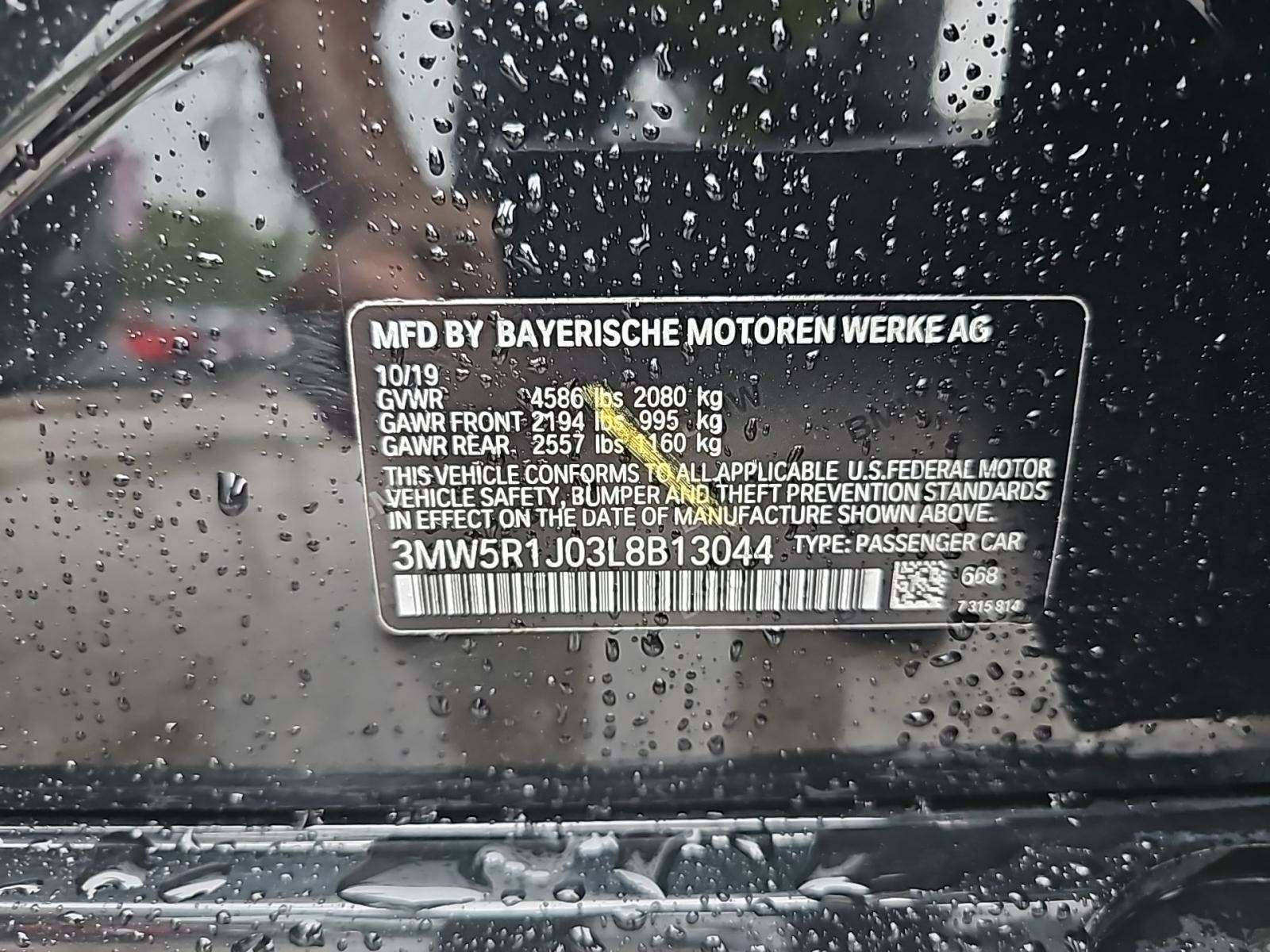 2020 BMW 3 Series 330i RWD