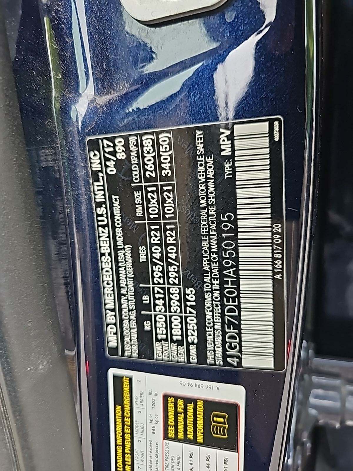 2017 Mercedes-Benz GLS GLS 550 AWD