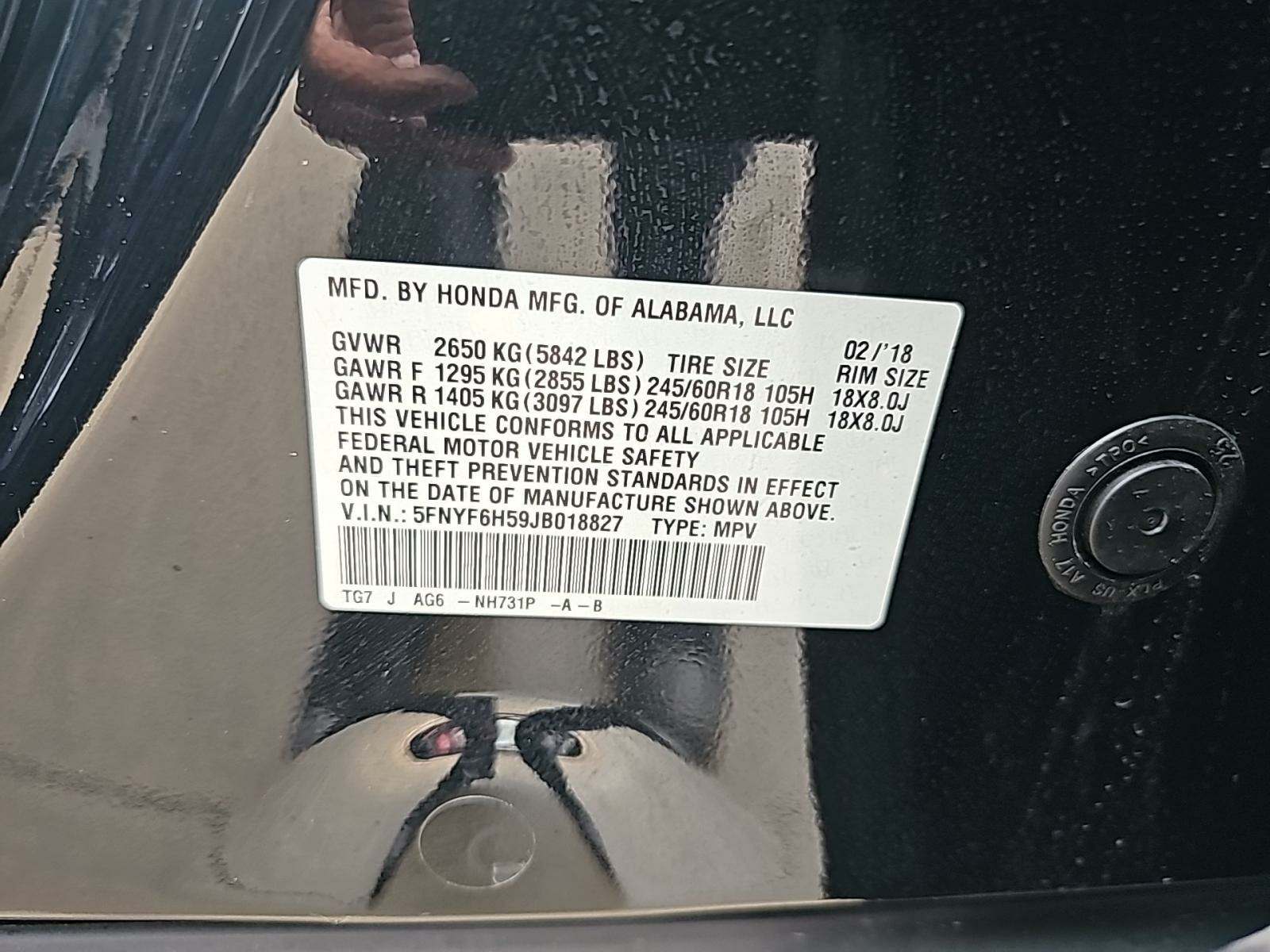 2018 Honda Pilot EX-L AWD