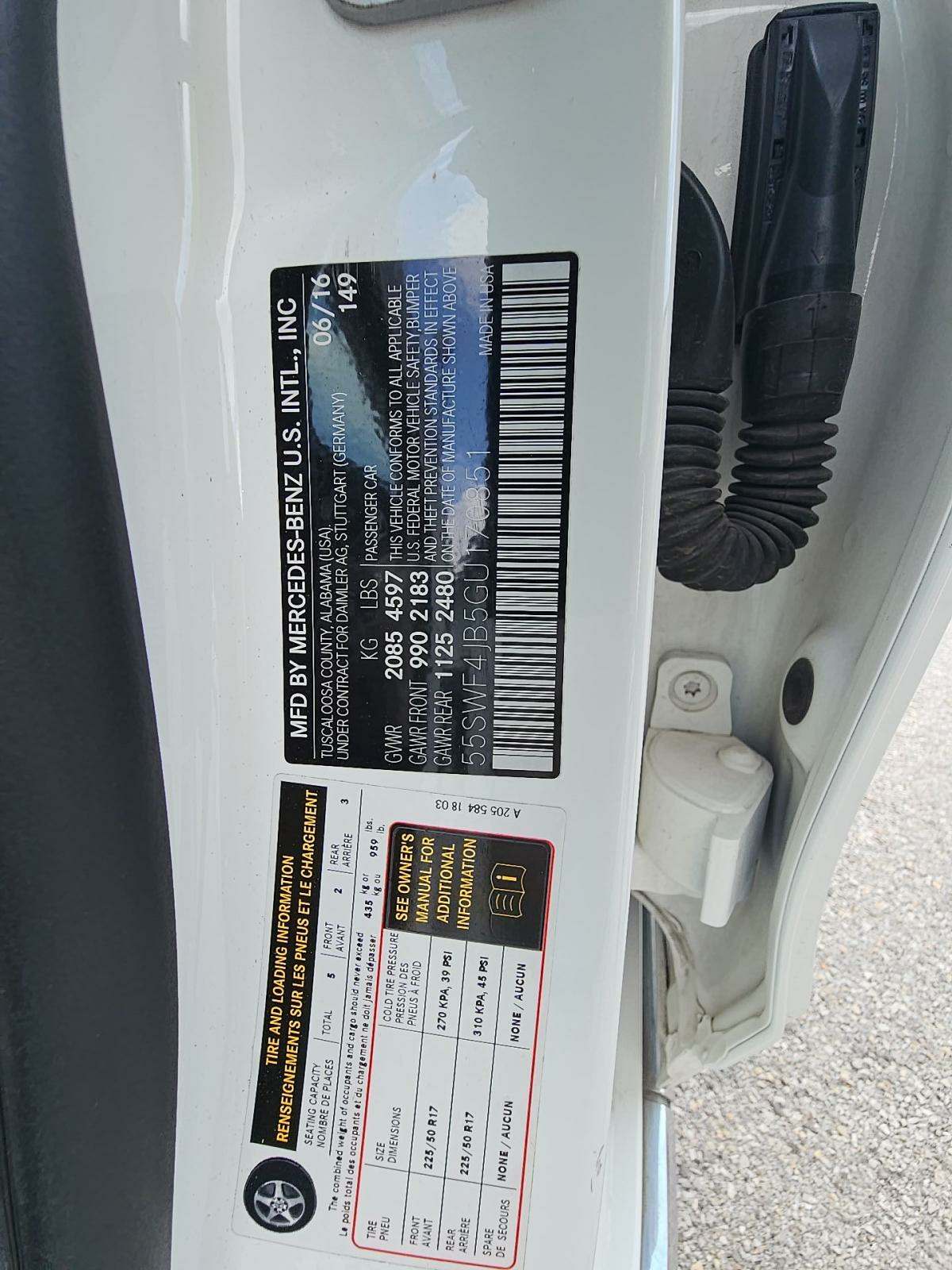 2016 Mercedes-Benz C-Class C 300 RWD