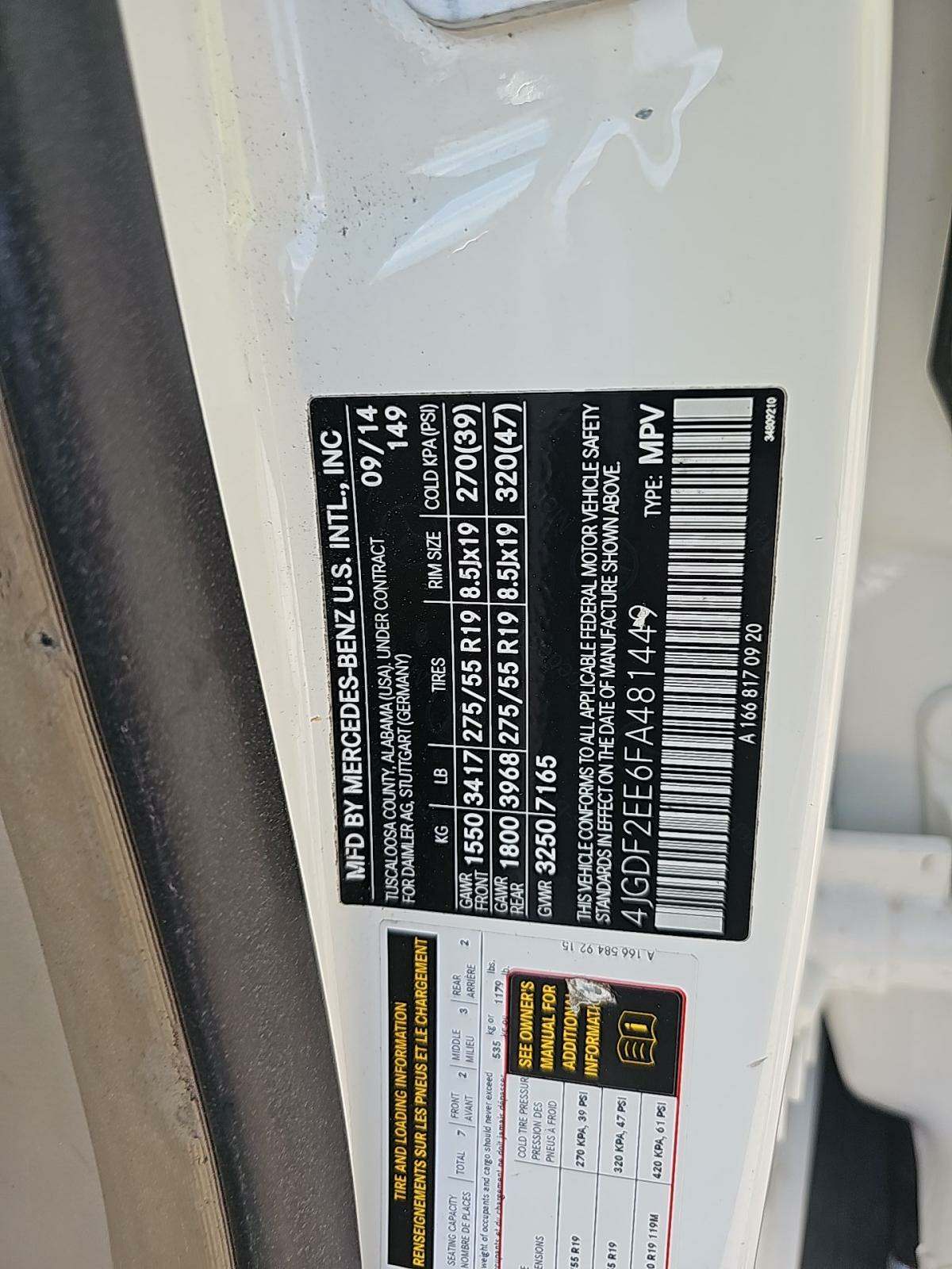 2015 Mercedes-Benz GL-Class GL 350 BlueTEC AWD