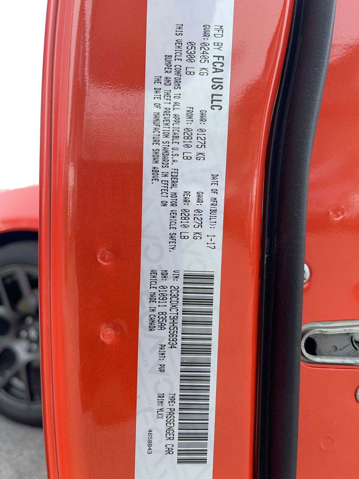 2017 Dodge Charger Daytona 340 RWD