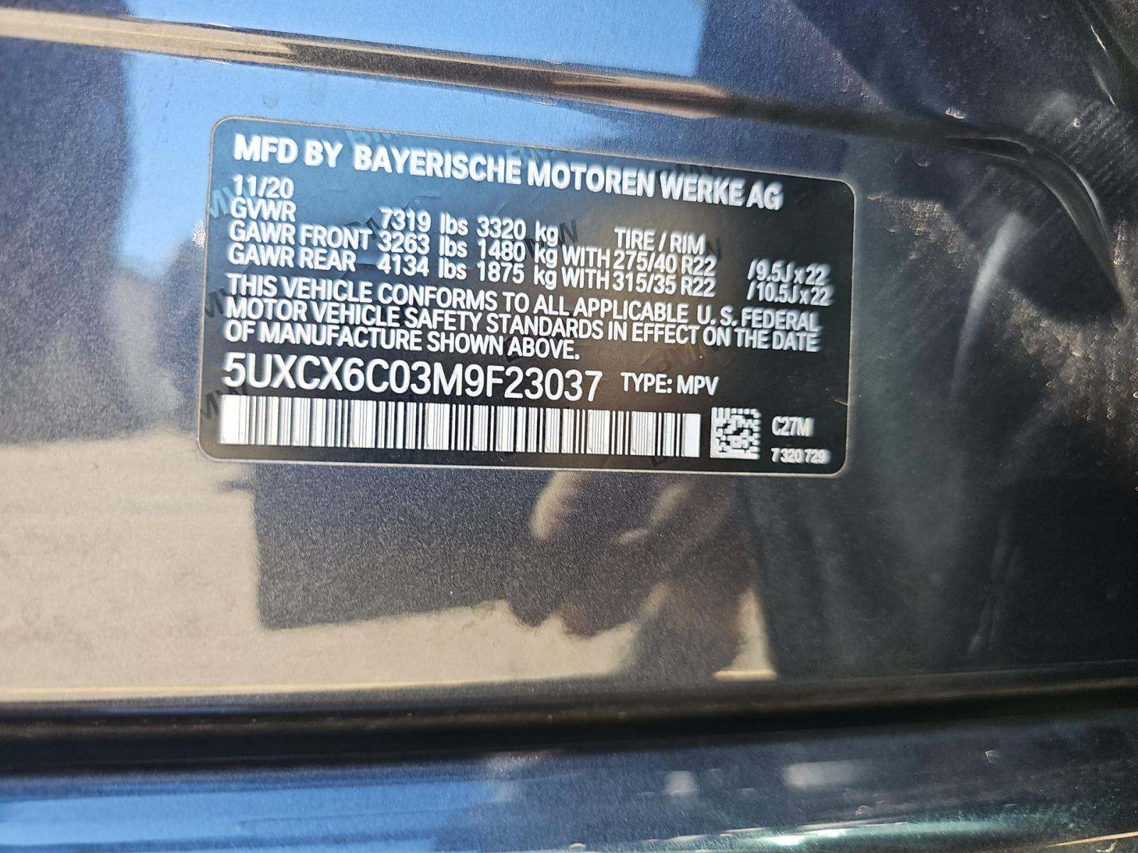2021 BMW X7 M50i AWD
