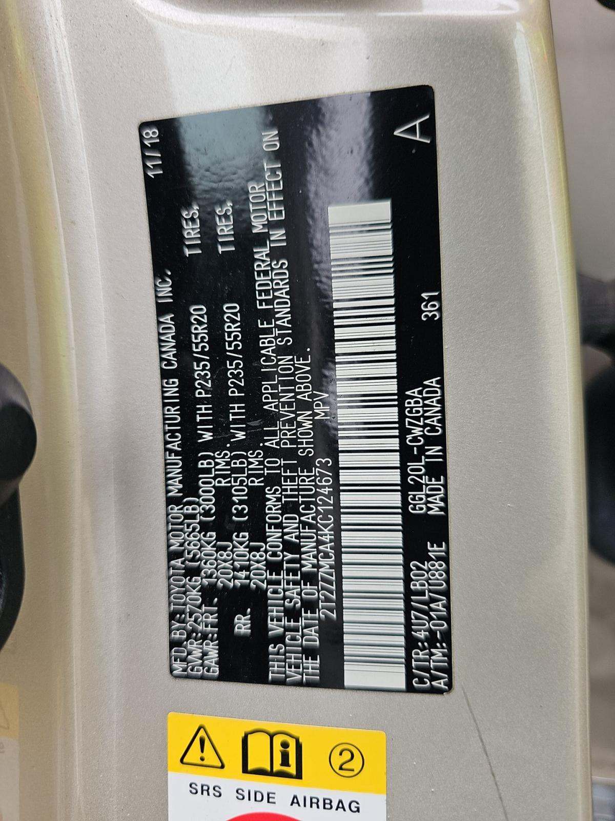 2019 Lexus RX RX 350 FWD