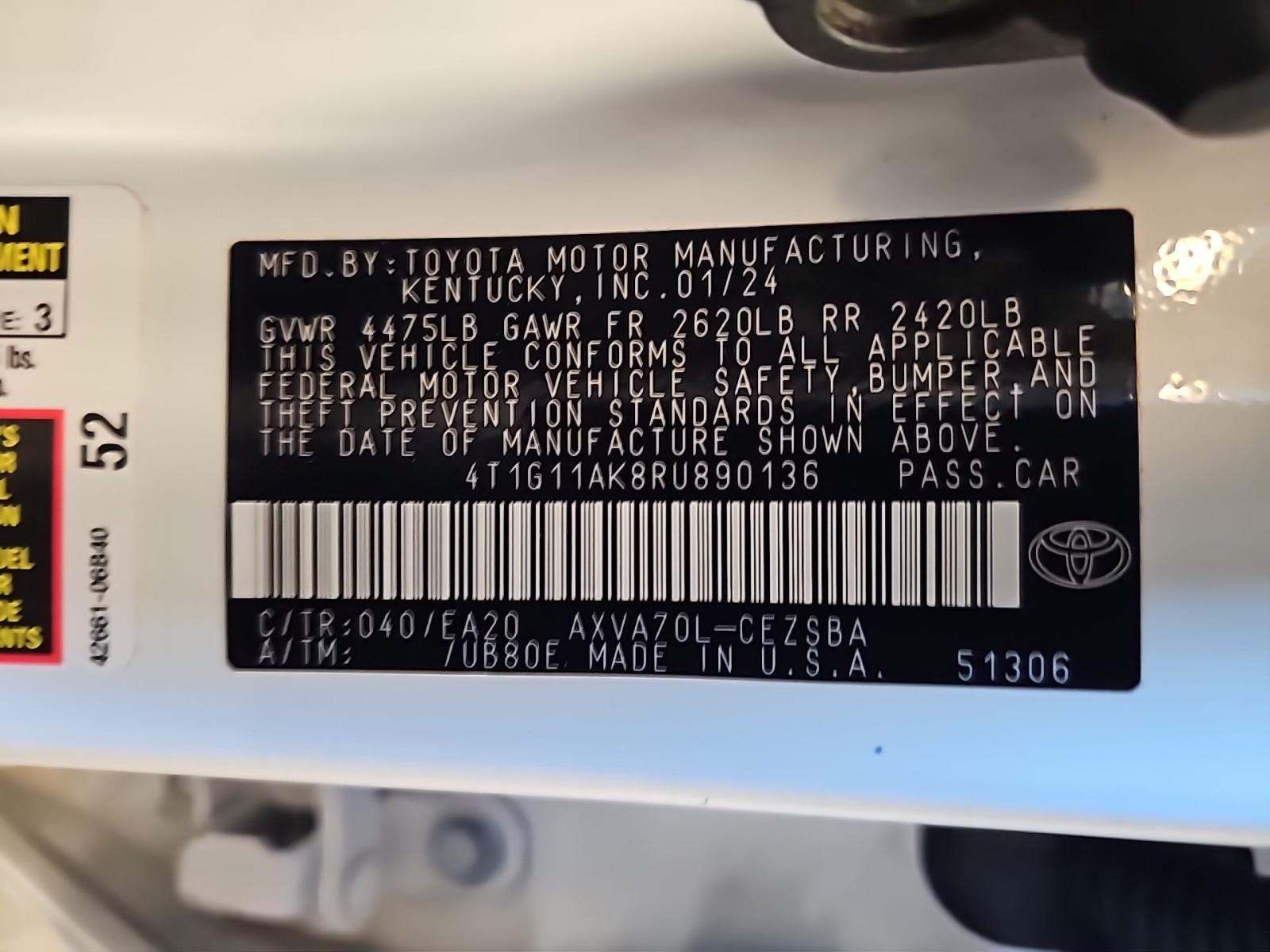 2024 Toyota Camry SE FWD