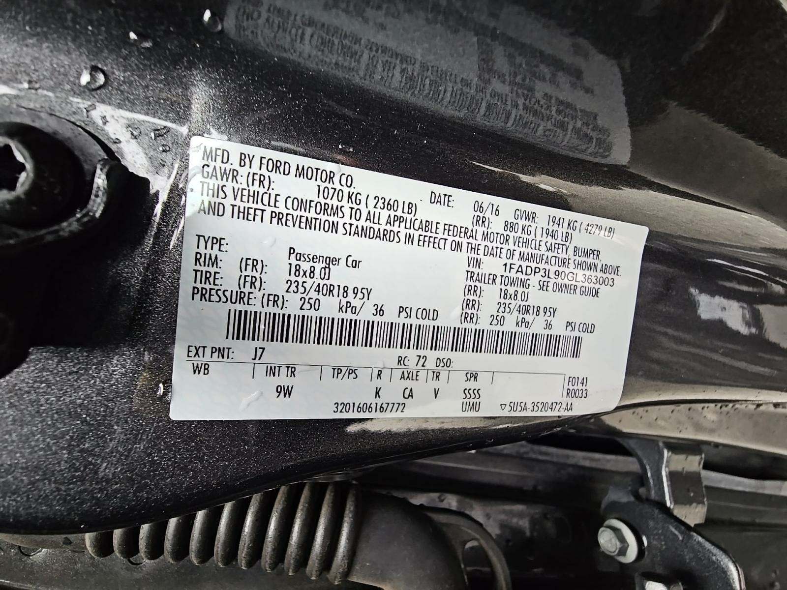 2016 Ford Focus ST FWD