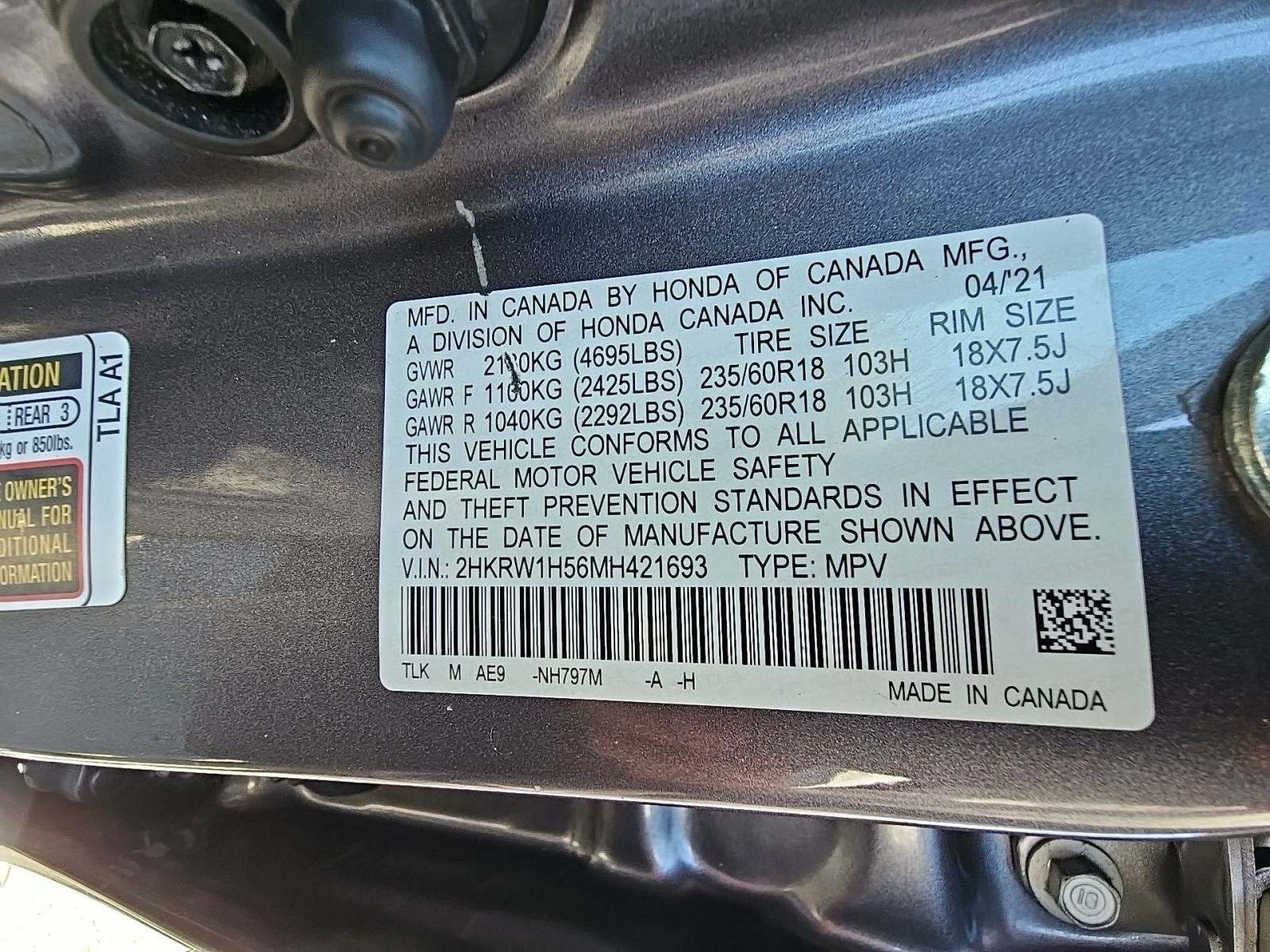 2021 Honda CR-V EX FWD