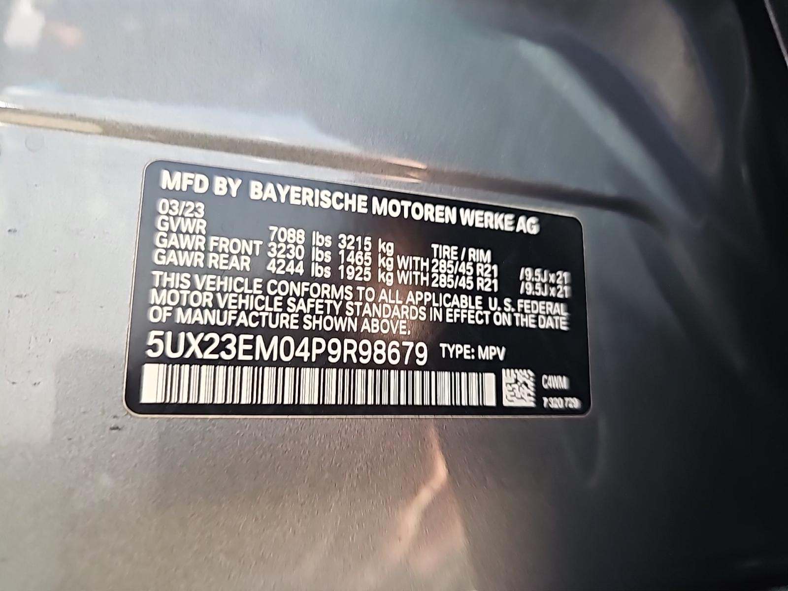 2023 BMW X7 xDrive40i AWD