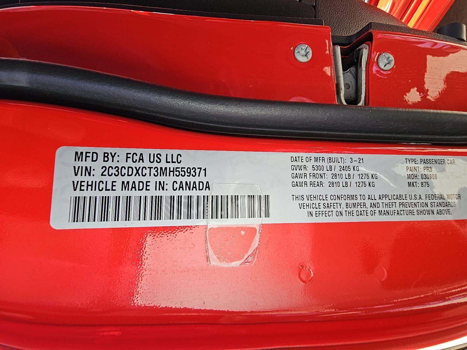 2021 Dodge Charger R/T RWD