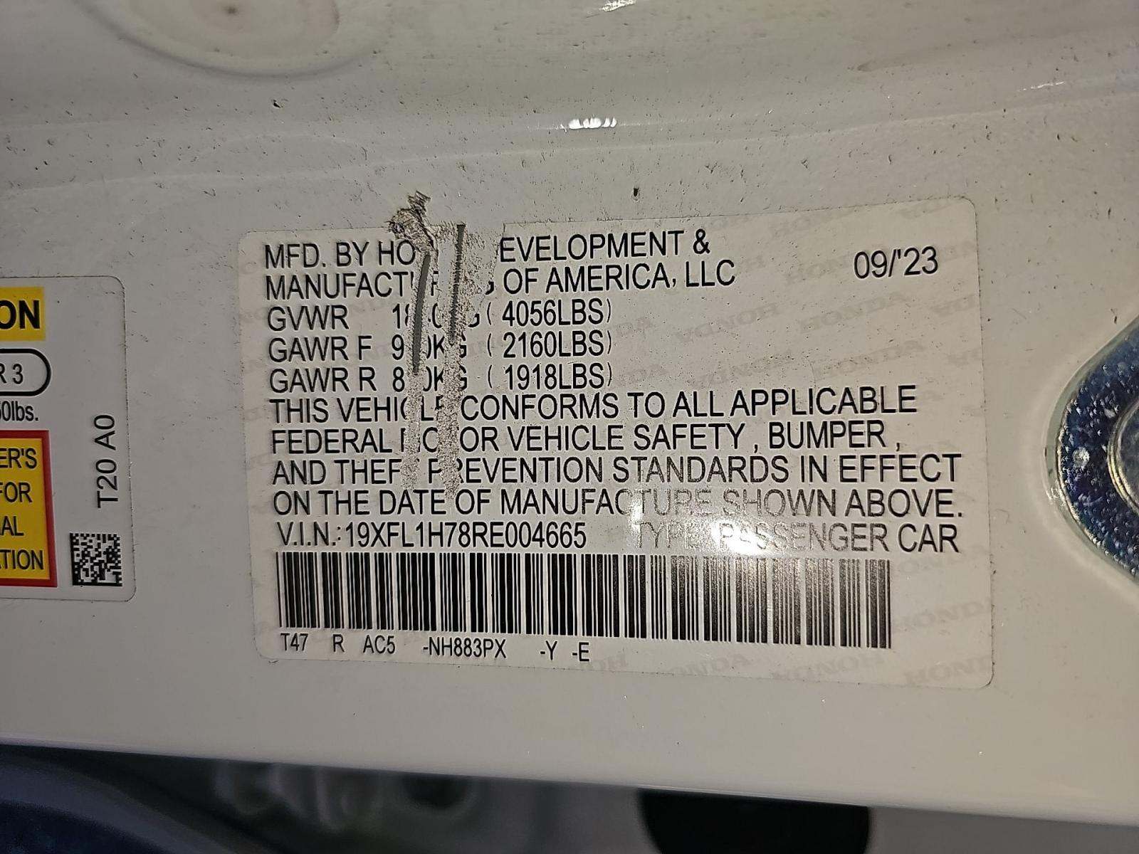 2024 Honda Civic EX-L FWD