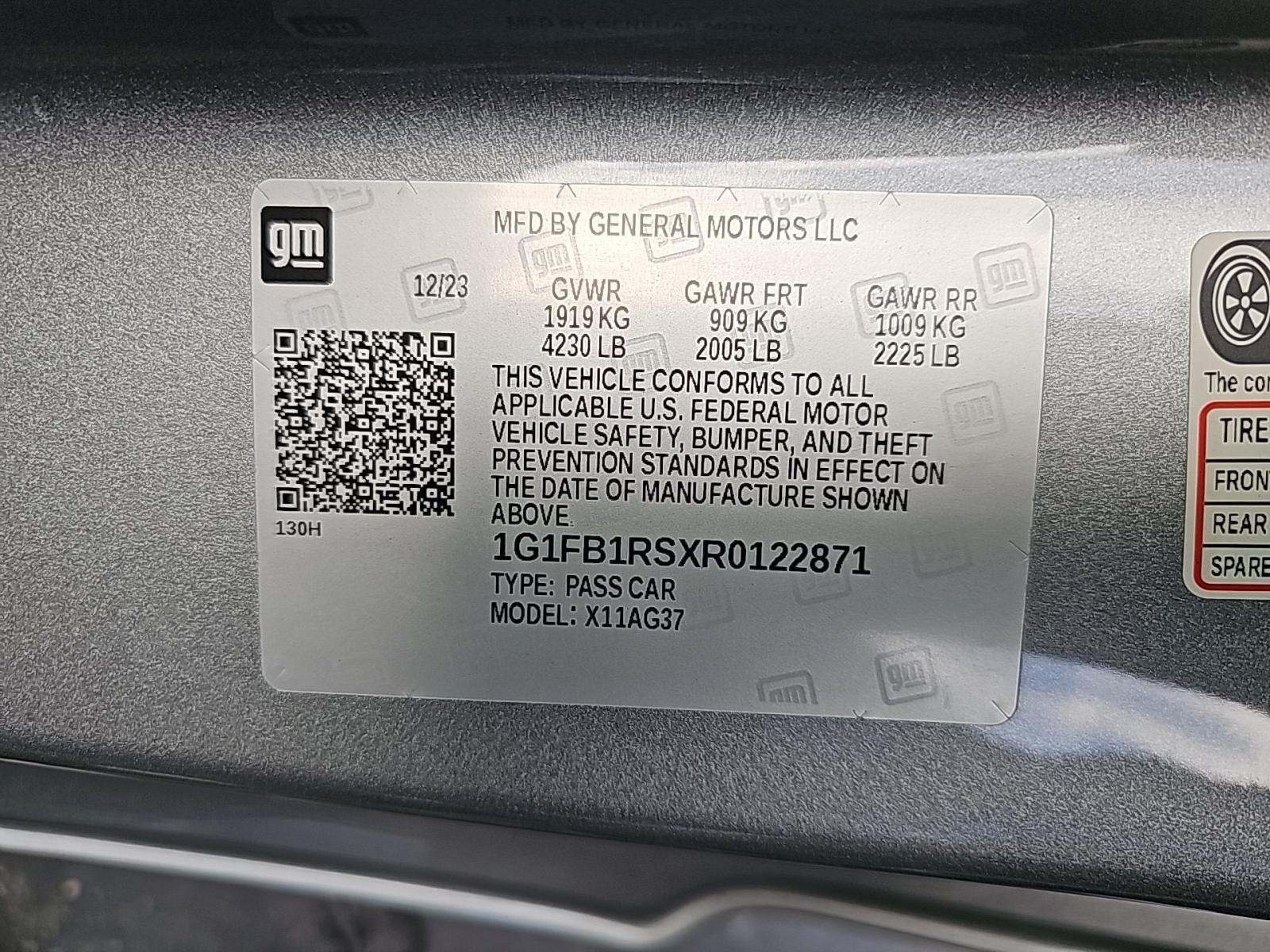 2024 Chevrolet Camaro 1LT RWD