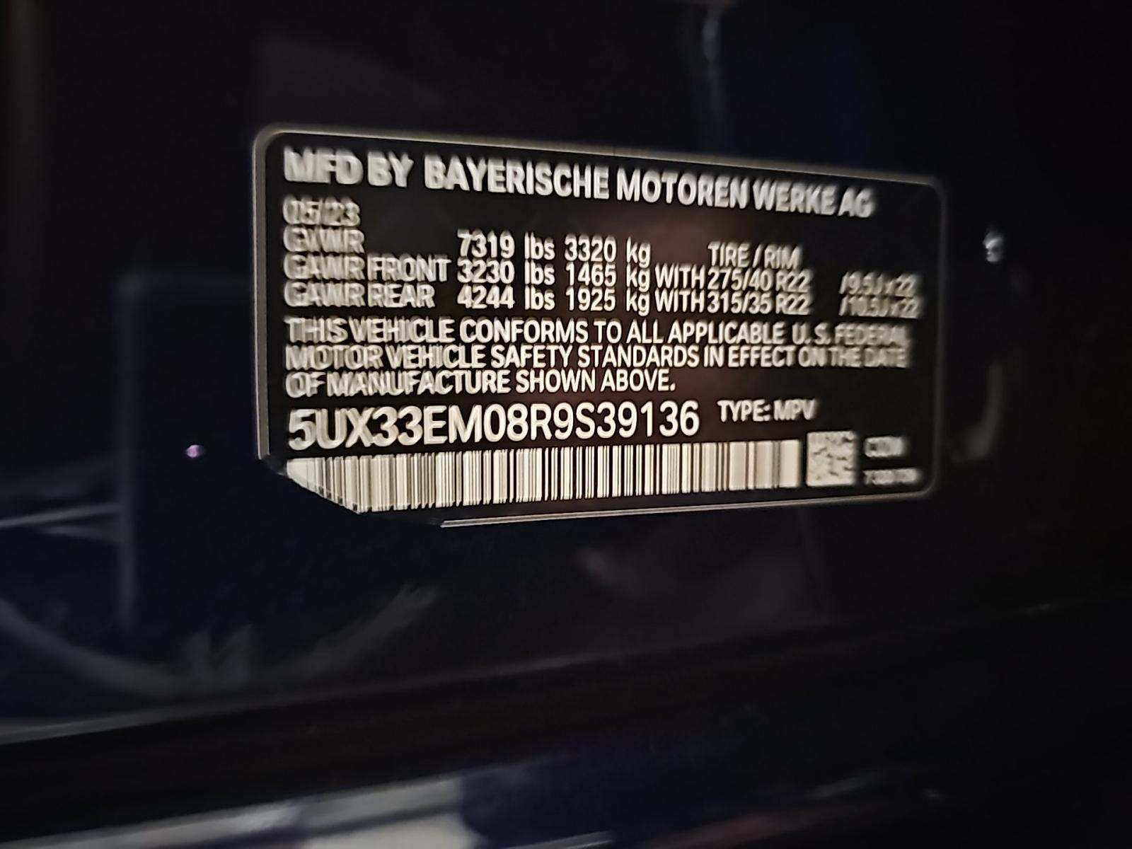 2024 BMW X7 M60i AWD