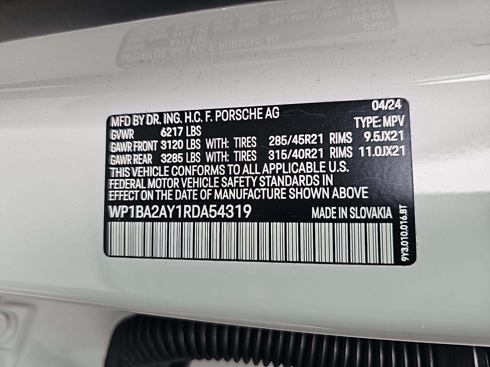 2024 Porsche Cayenne Base AWD