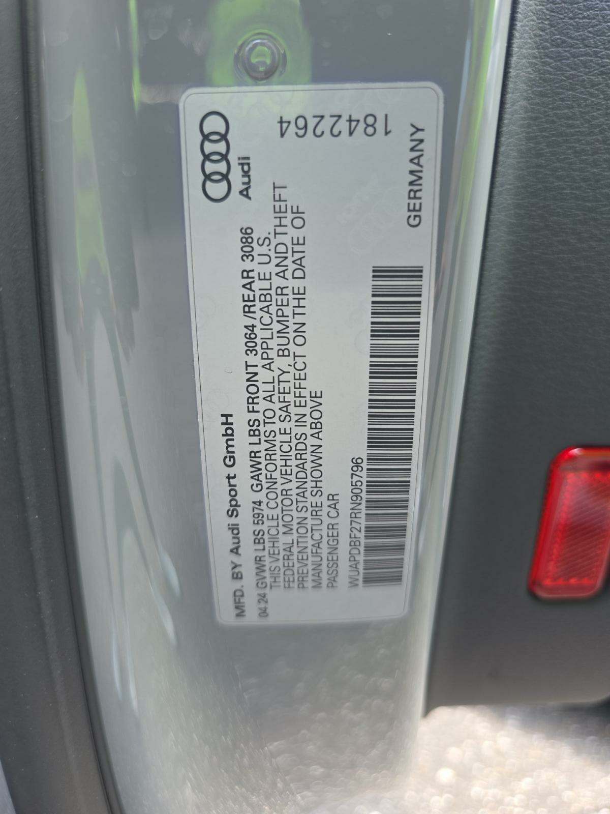 2024 Audi RS 7 performance AWD