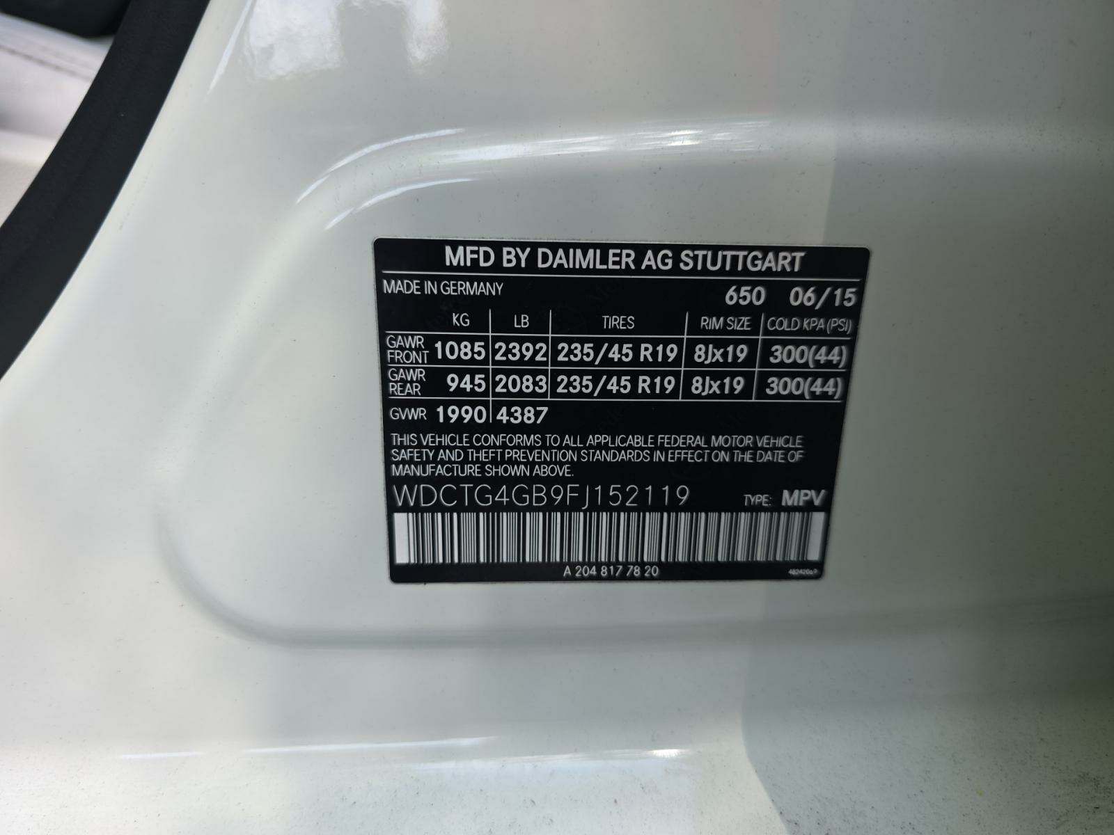 2015 Mercedes-Benz GLA GLA 250 AWD