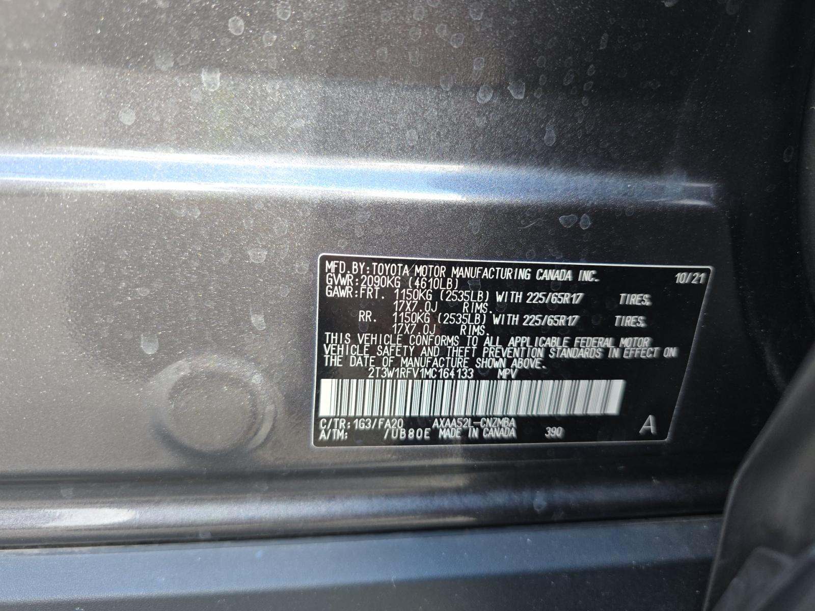 2021 Toyota RAV4 XLE FWD