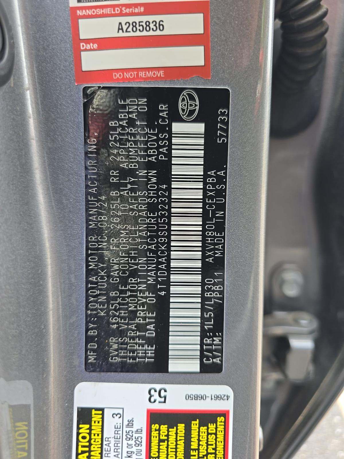 2025 Toyota Camry XSE FWD