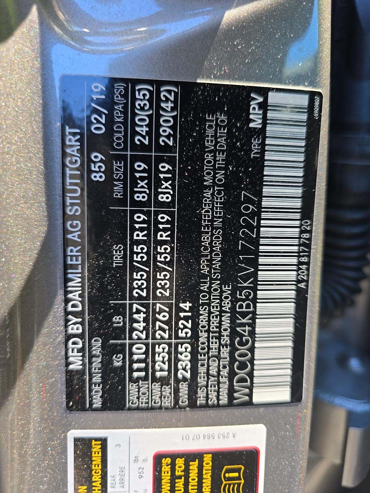 2019 Mercedes-Benz GLC GLC 300 AWD