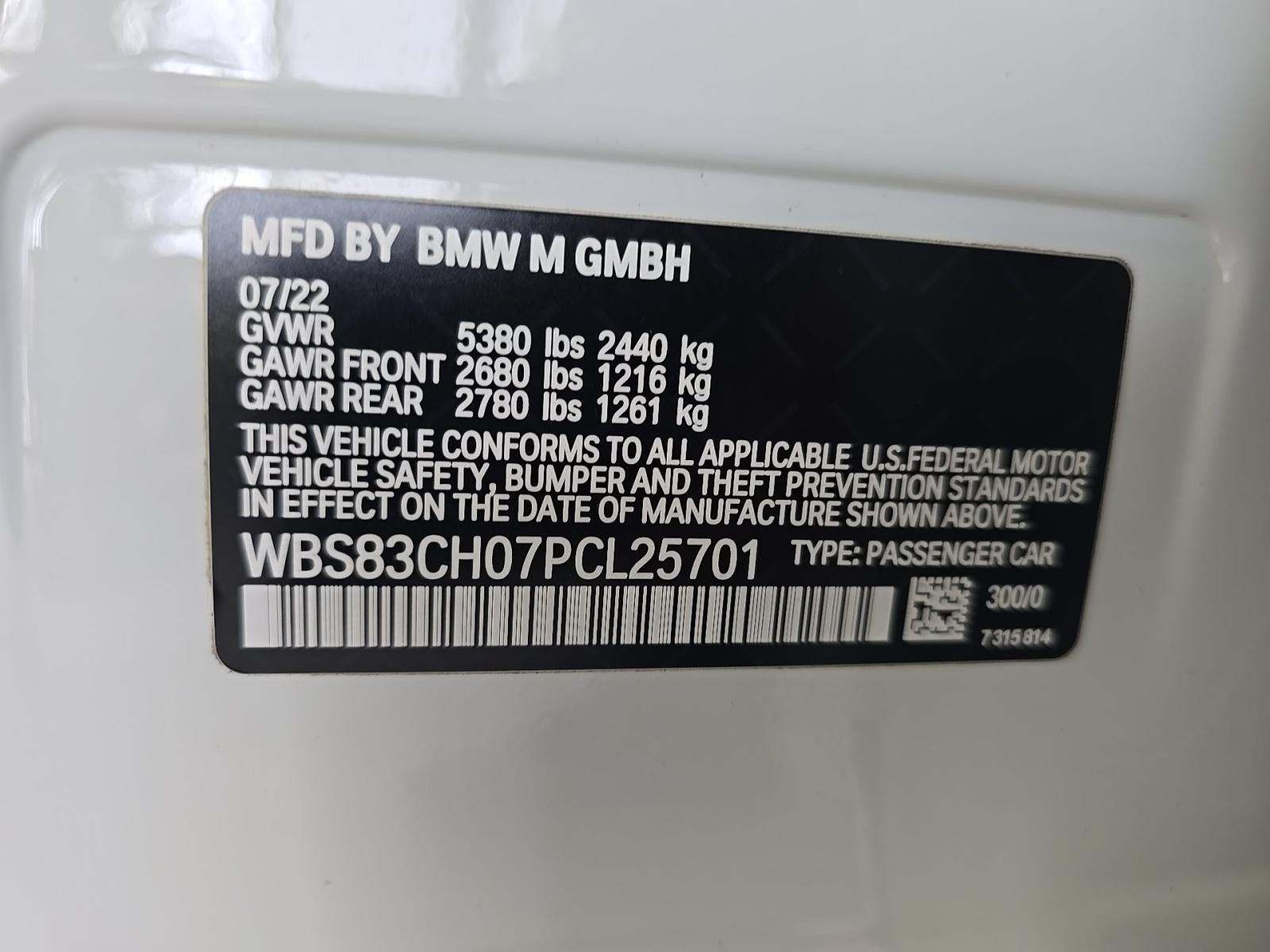 2023 BMW M5 Base AWD