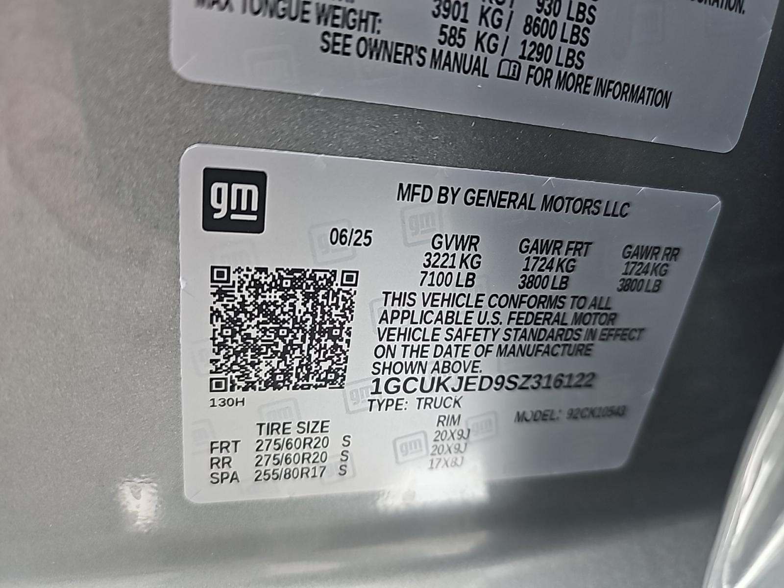 2025 Chevrolet Silverado 1500 High Country AWD