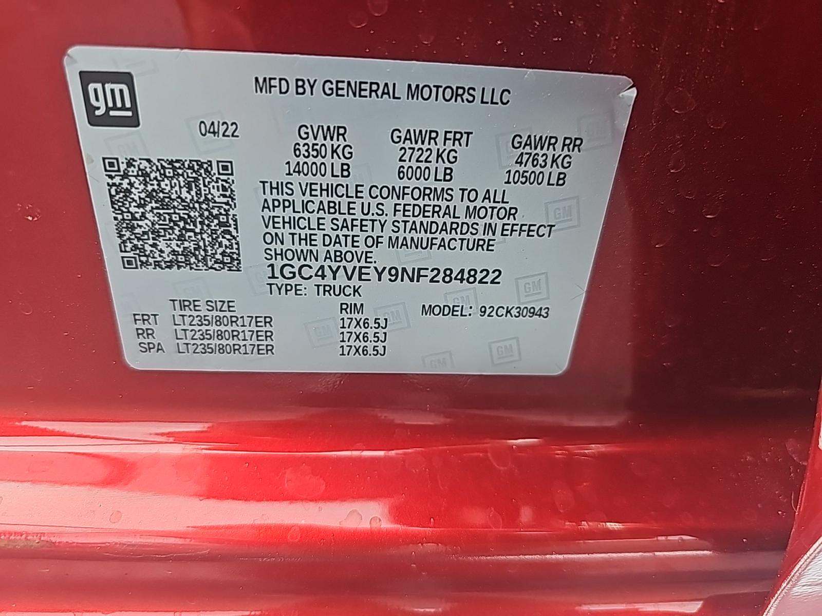 2022 Chevrolet Silverado 3500HD High Country AWD