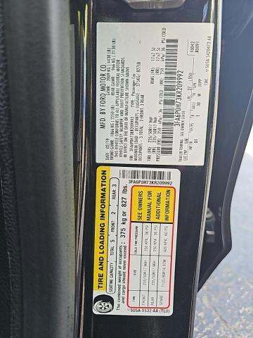 2019 Ford Fusion SE FWD