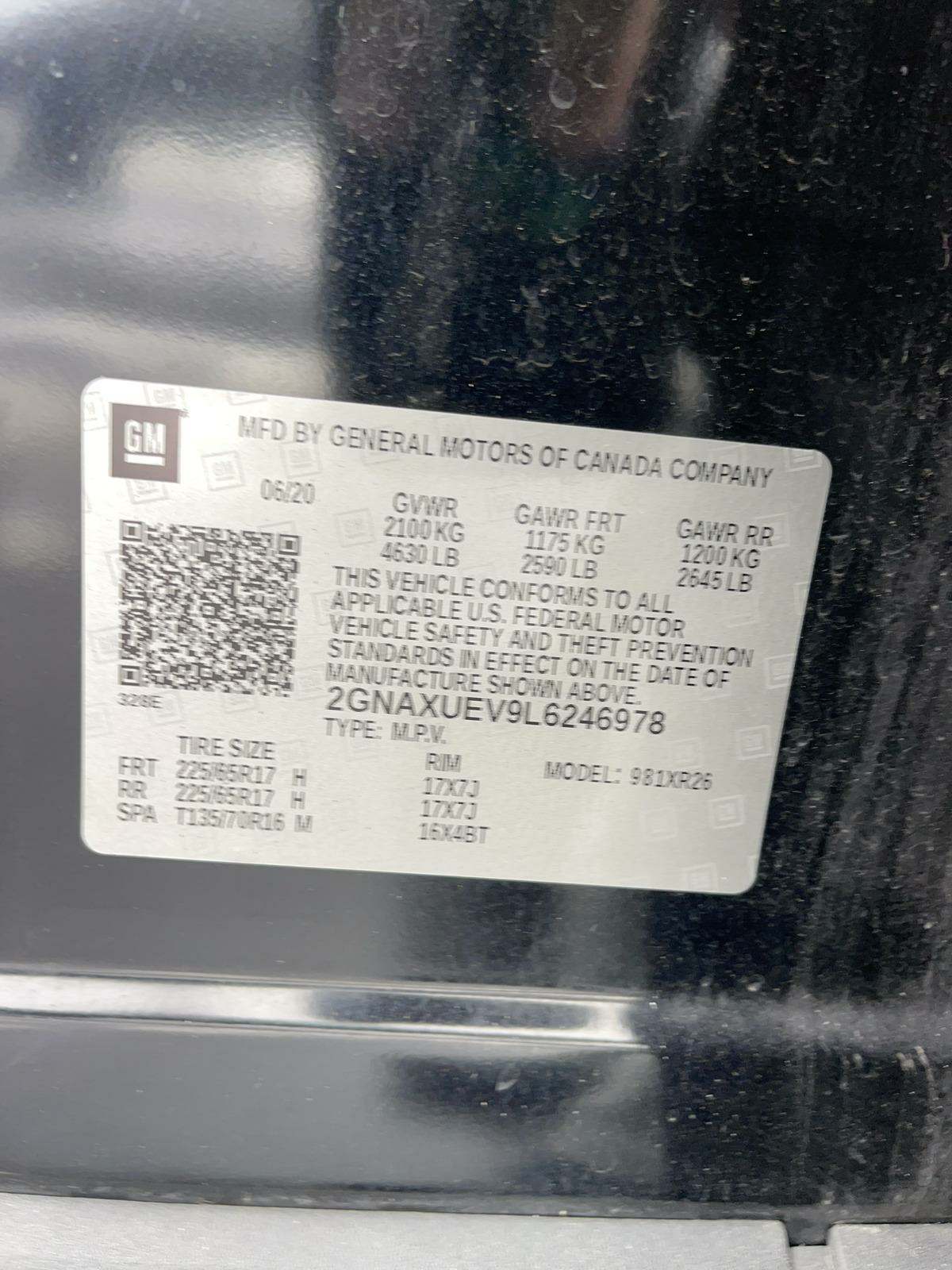 2020 Chevrolet Equinox LT AWD