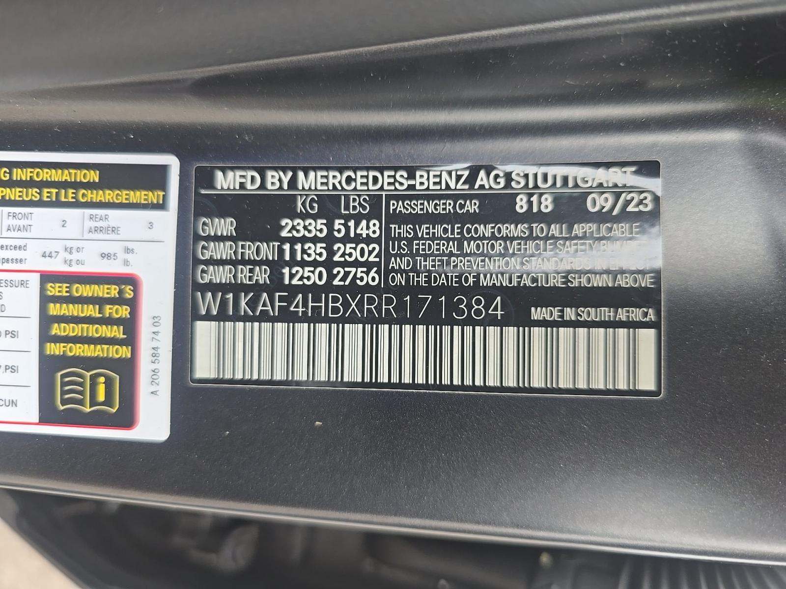 2024 Mercedes-Benz C-Class C 300 AWD