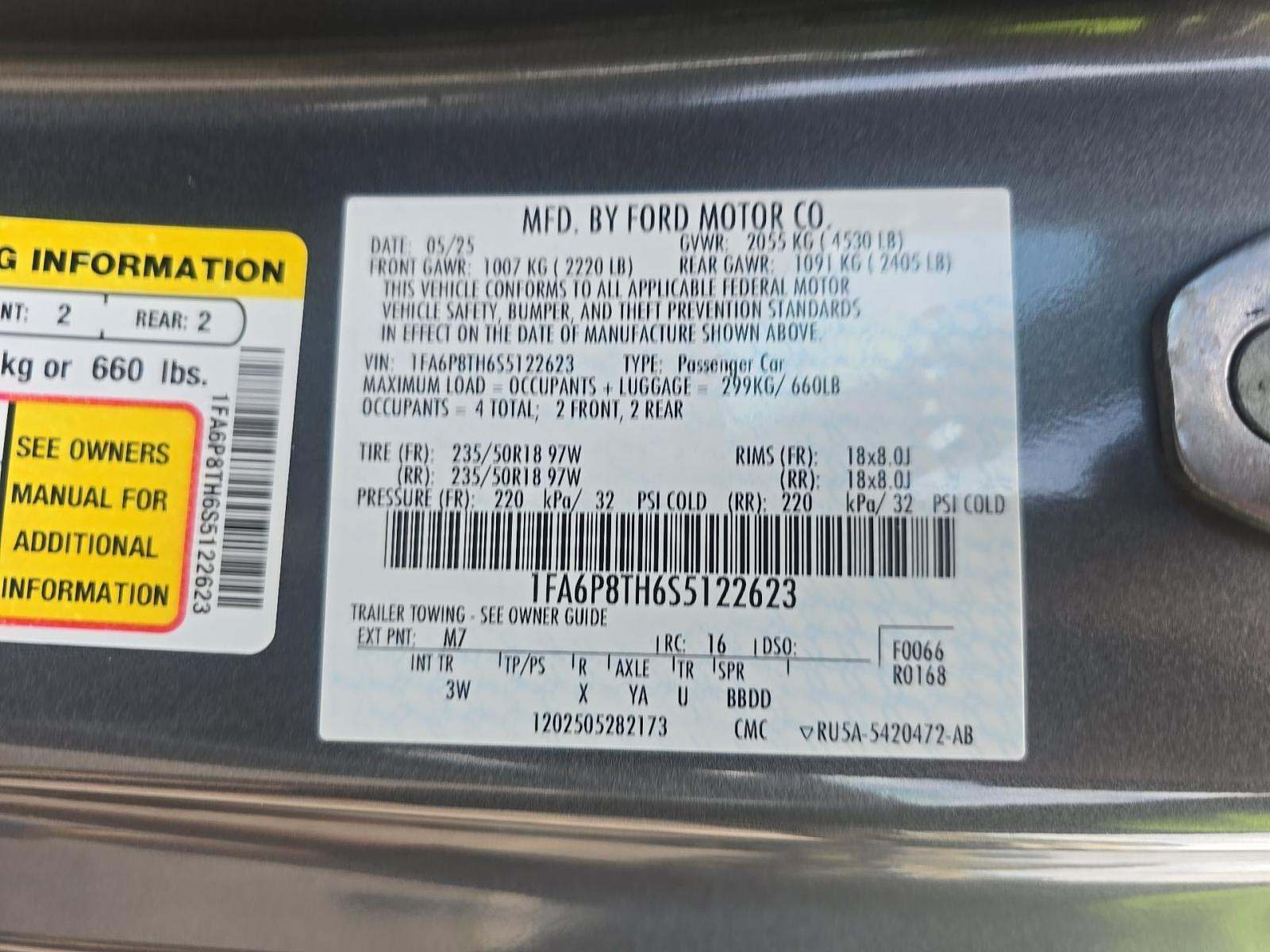 2025 Ford Mustang EcoBoost Premium RWD