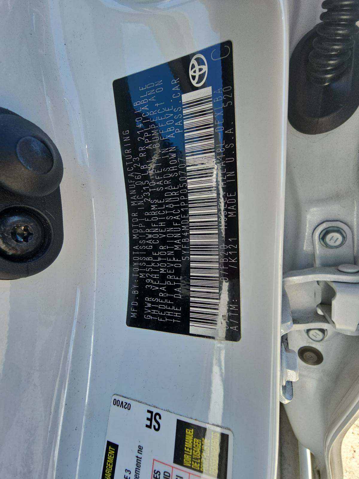 2023 Toyota Corolla LE FWD