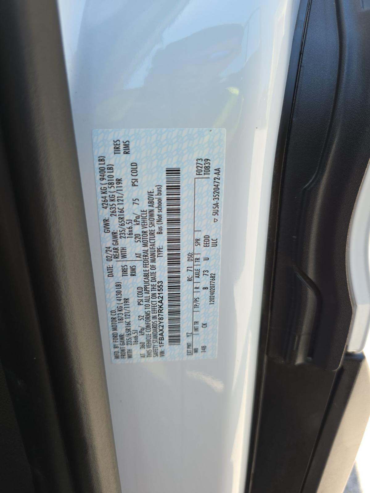FORD TRANSIT 350 - 5