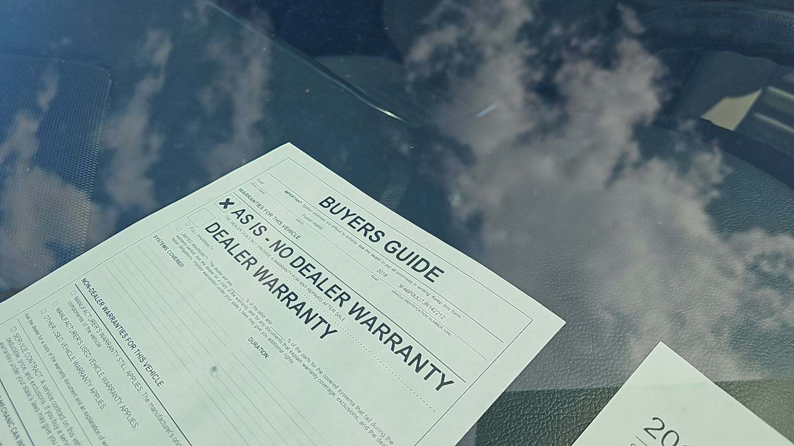 2018 Ford Fusion Hybrid S FWD