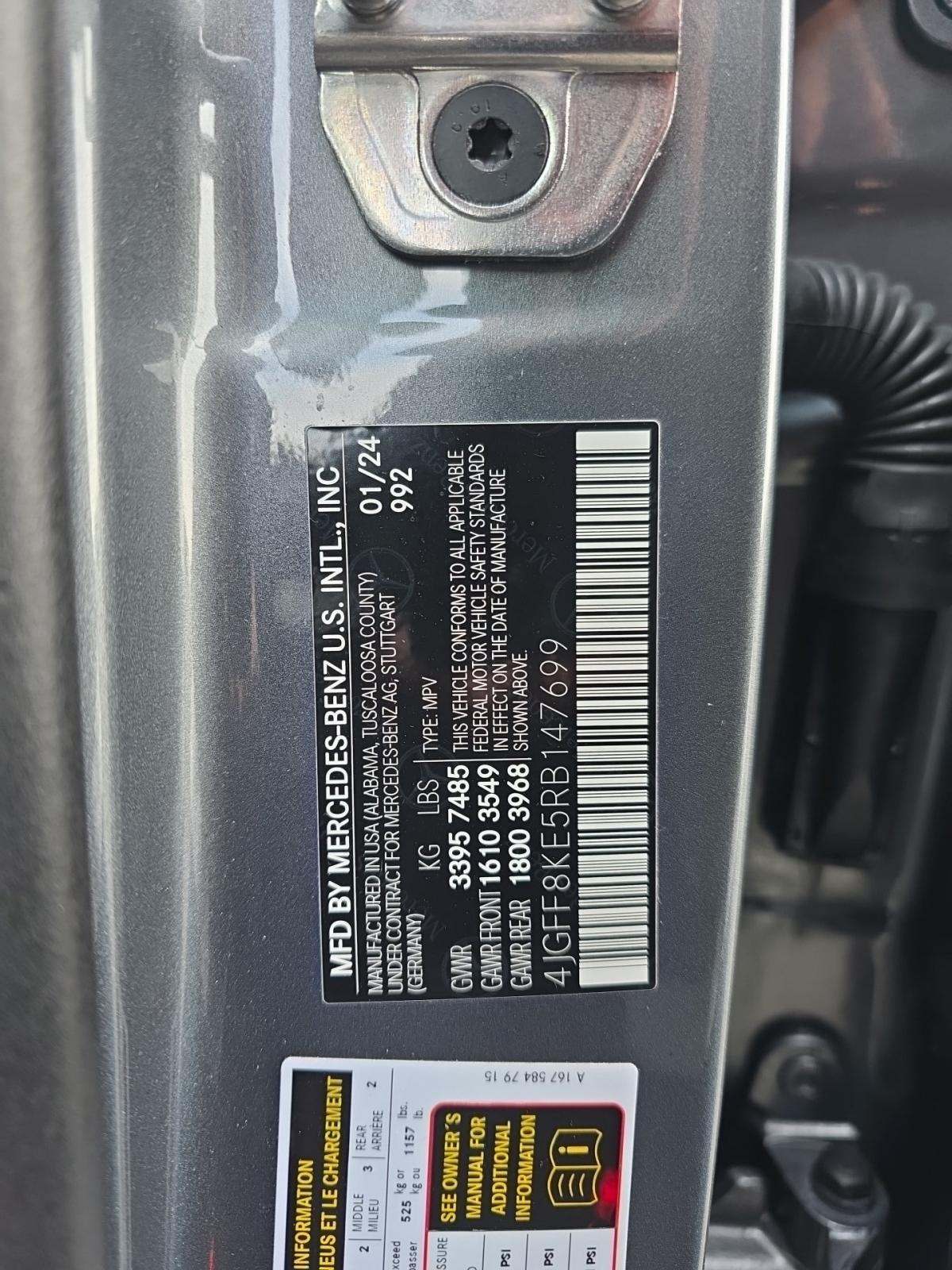 2024 Mercedes-Benz GLS AMG GLS 63 AWD