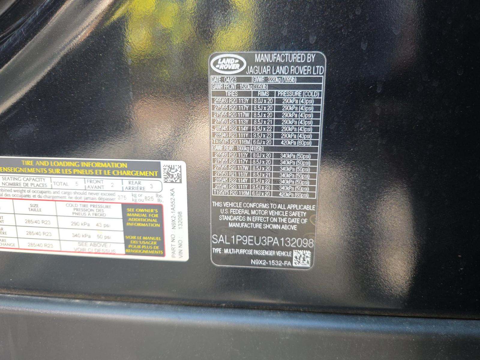 2023 Land Rover Range Rover Sport SE AWD