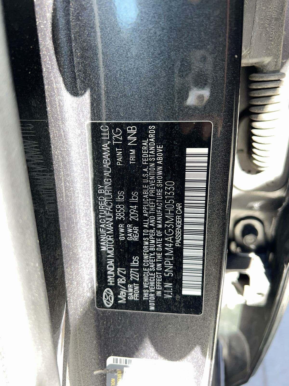 2021 Hyundai Elantra SEL FWD