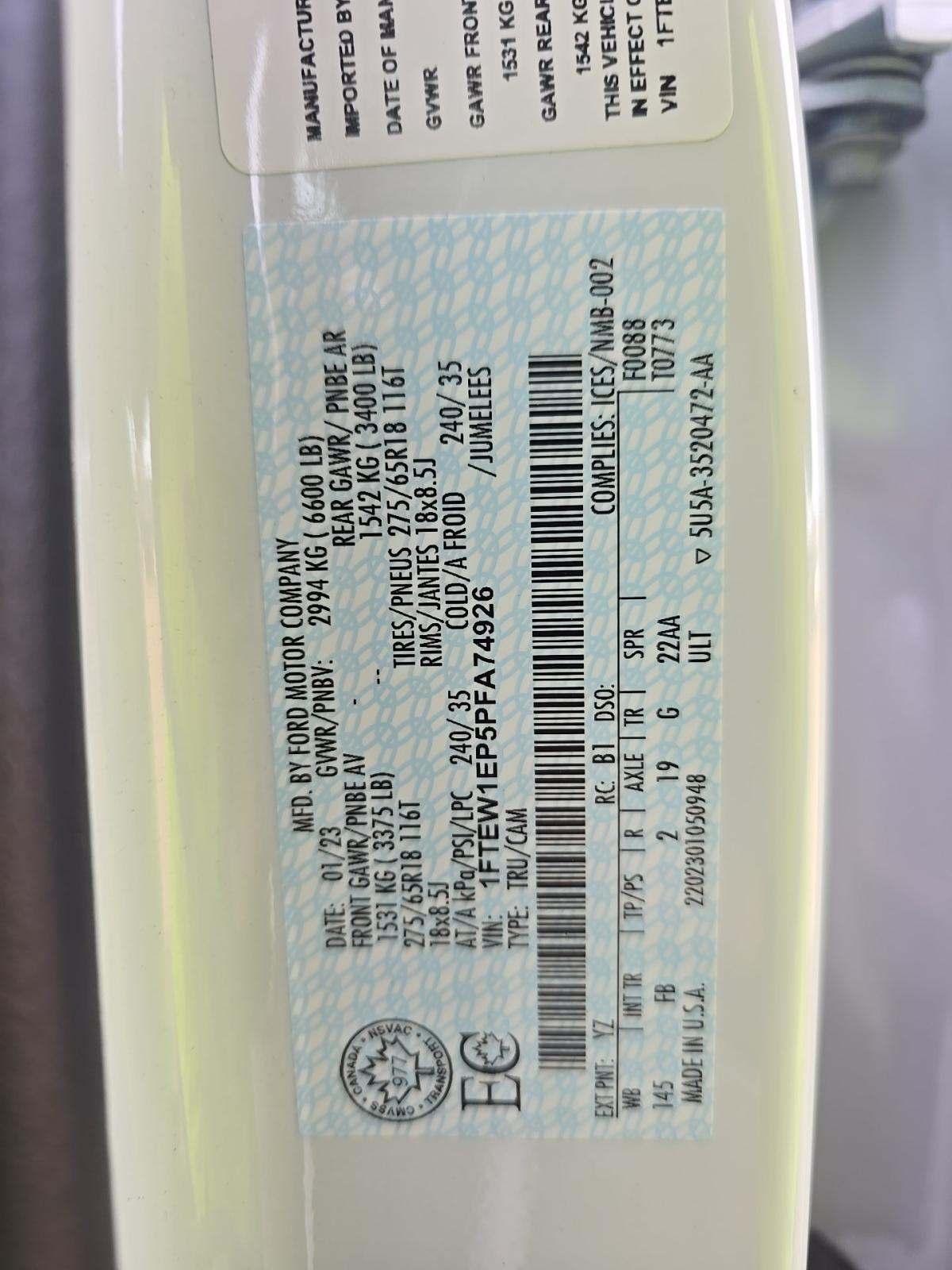 2023 Ford F-150 XLT AWD