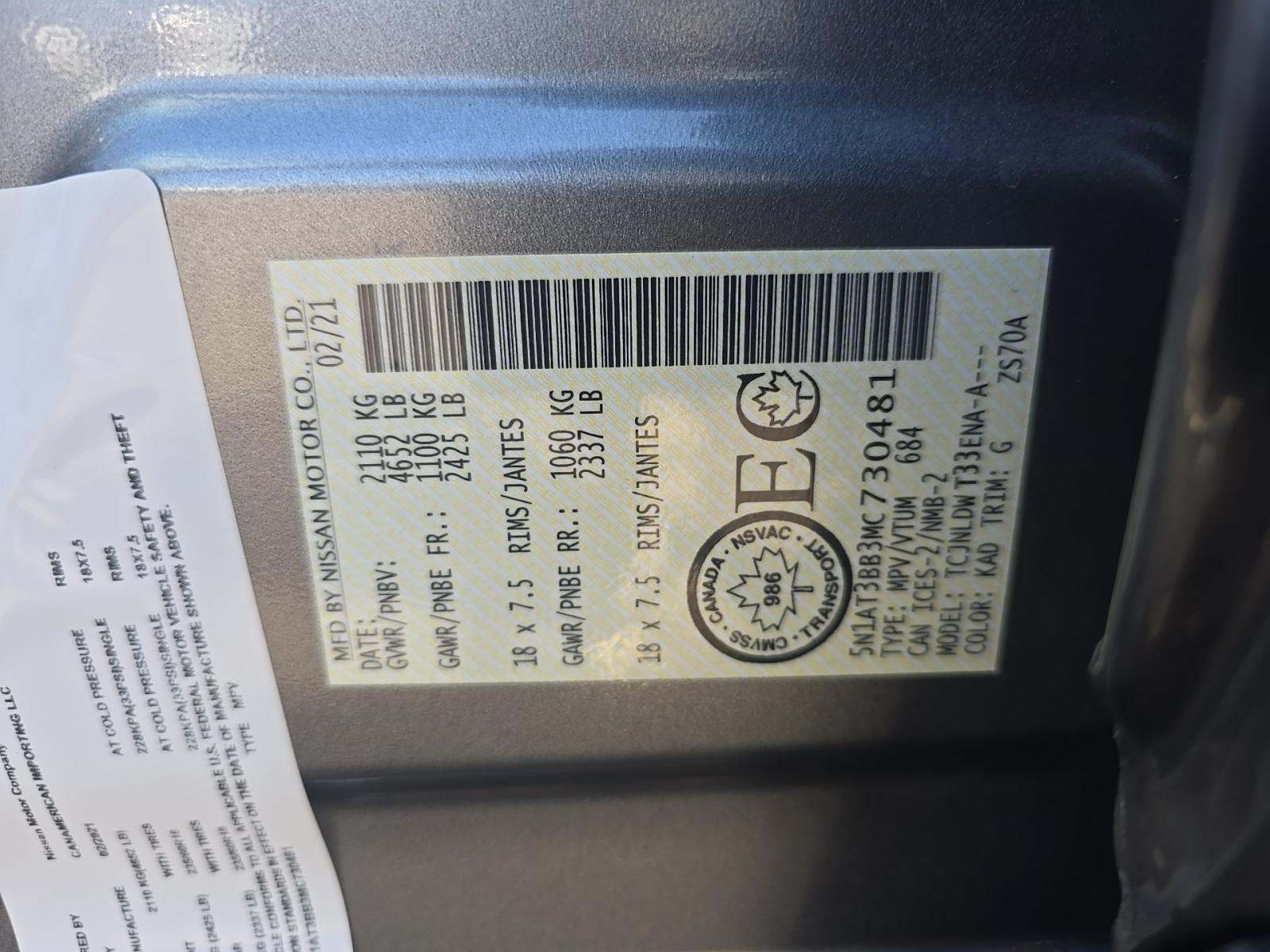 2021 Nissan Rogue SV AWD