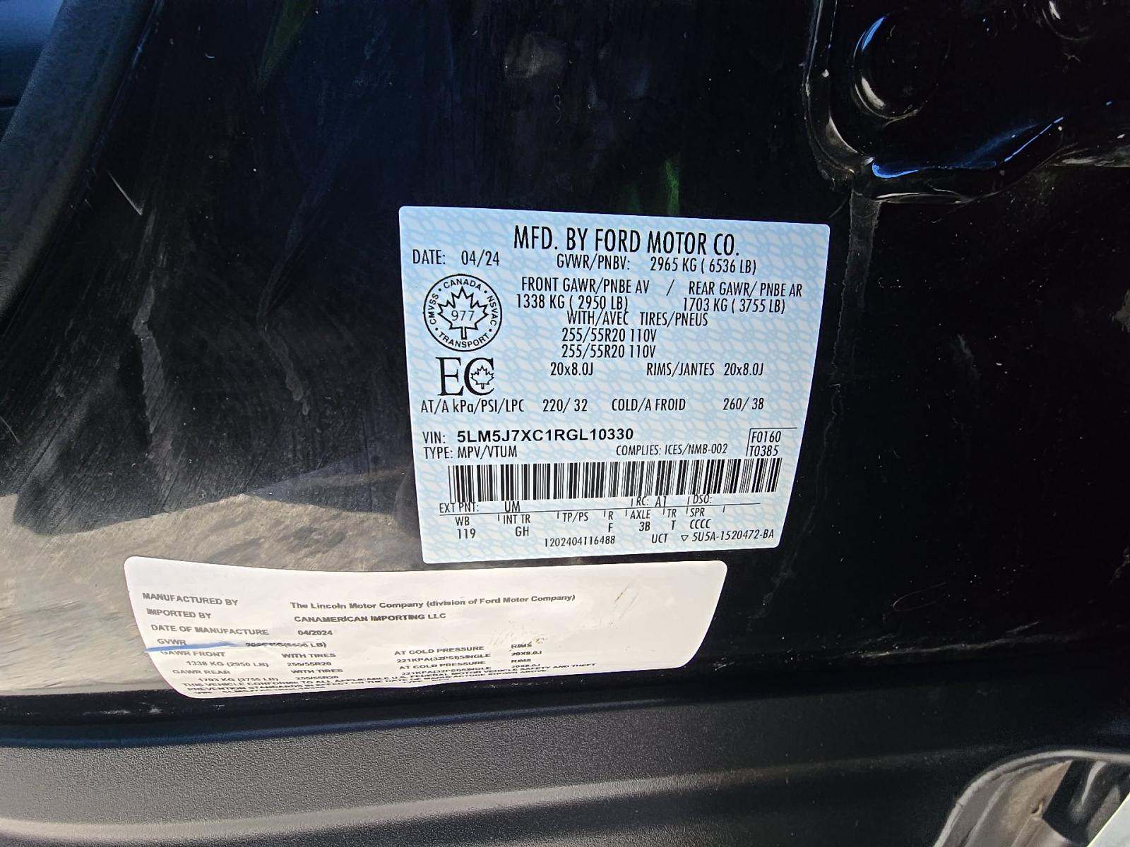 2024 Lincoln Aviator Reserve AWD