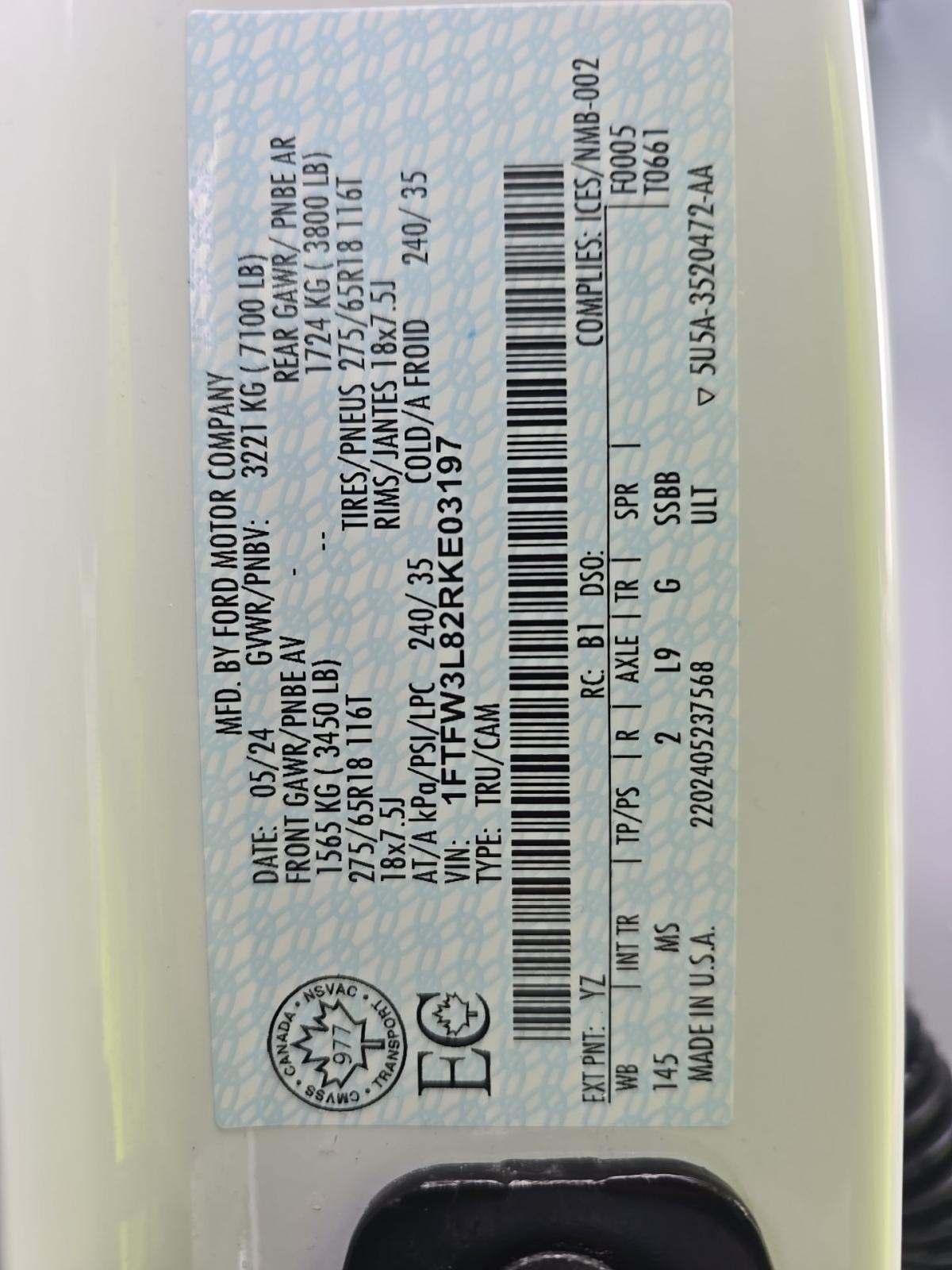 2024 Ford F-150 XLT AWD