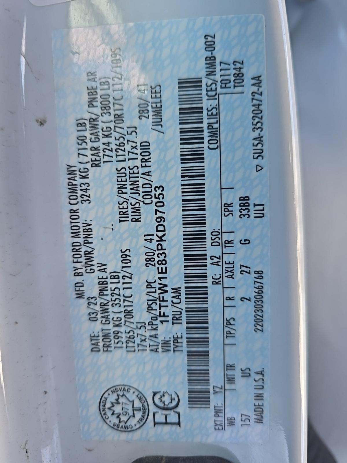 2023 Ford F-150 XLT AWD